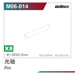 M06-014 Shaft Pin 8pcs 1.95 x 9.5mm for UDIRC UD1613PRO RC Car Parts