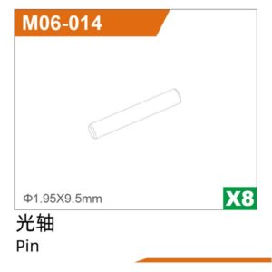 M06-014 Shaft Pin 8pcs (Hex Position) for UDIRC UD1610S UD1610PRO UD1611 M16 RC Car Part