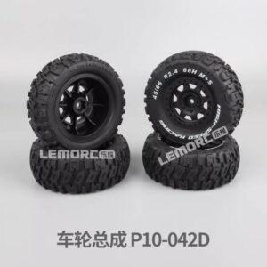 P10-042D-4 Wheels 4pcs 12mm Hex V3 1002P for UDI UD1002P S10 UD1002 SG1002P 1/10 RC Car Spare Parts
