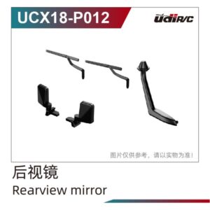 UCX18-P012 Rear View Mirrors 2pcs with Wipers for UDIRC UCX1801 UCX1801PRO RC Car Spare Parts
