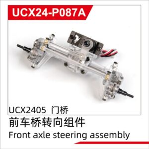 UCX24-P087A Front Axle Steering Assembly Clear Portal (Upgrade) for UDIRC UCX2405 1/24 RC Car Spare Parts