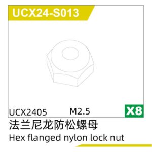 UCX24-S013 Lock Nuts 4pcs for UDIRC UCX2405 1/24 RC Car Spare Parts